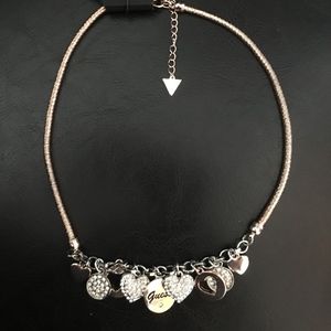 Guess Gold & Silver Hearts ♥️ choker